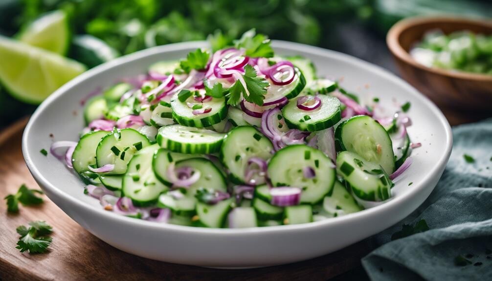 refreshing cucumber and dill