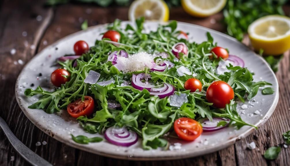 refreshing summer arugula dish