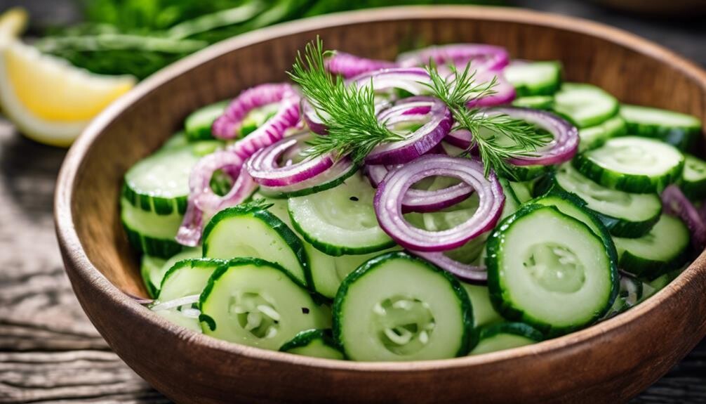 refreshing summer cucumber dish