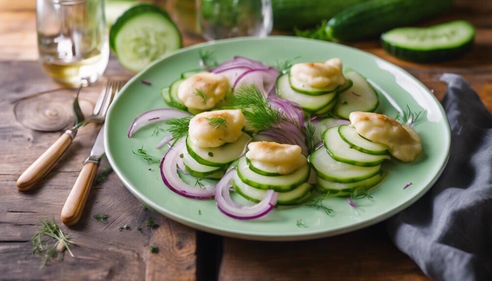 refreshing summer cucumber salad