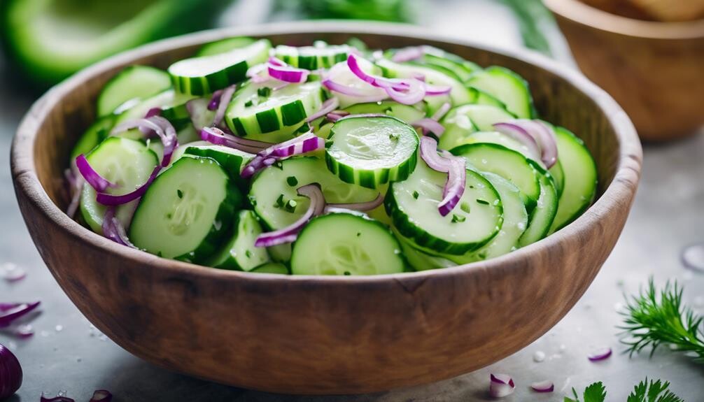 refreshing summer cucumber salad