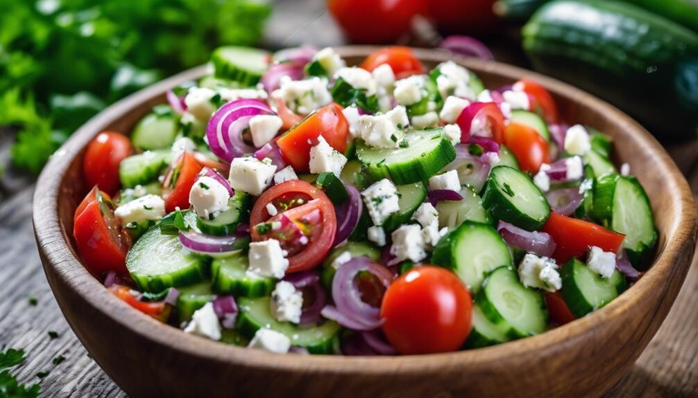 refreshing summer garden salad