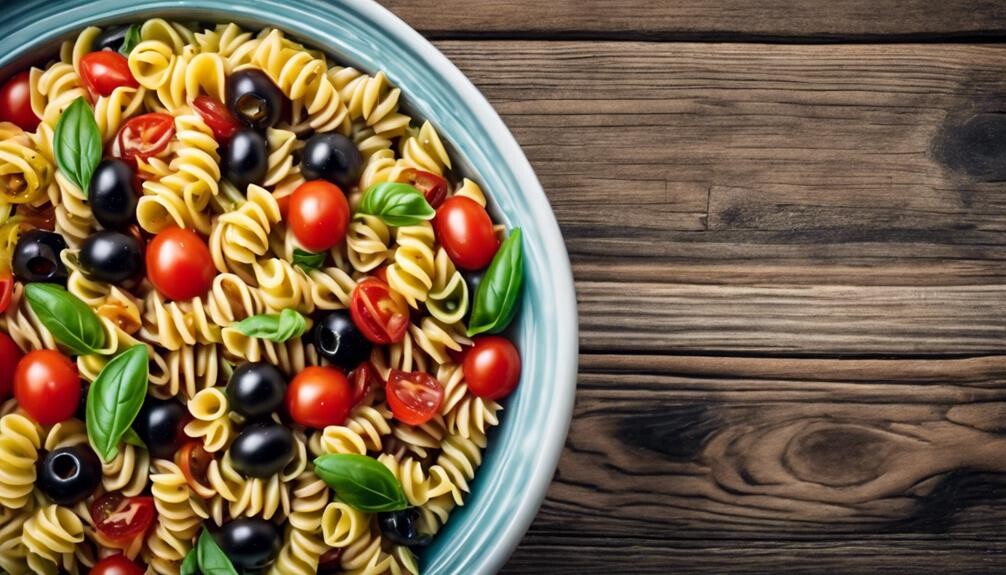 refreshing summer pasta dish