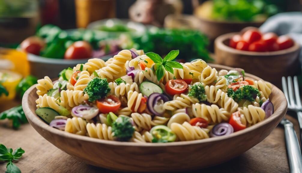refreshing summer pasta dish