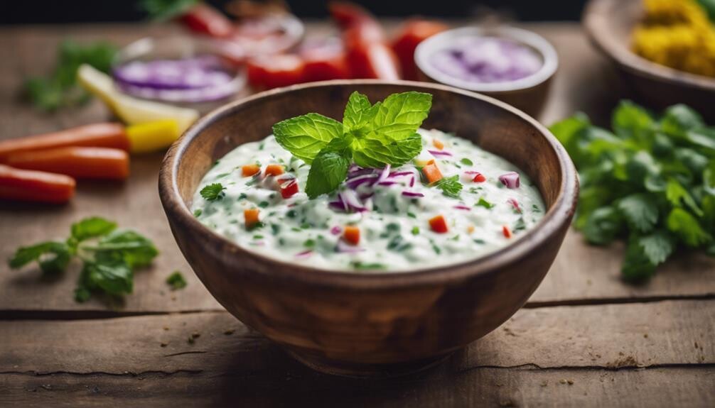 refreshing yogurt cucumber condiment