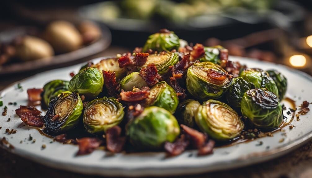 roasted with balsamic glaze