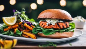 salmon burger side dishes