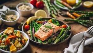 salmon caesar salad sides