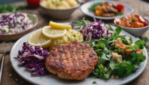salmon patty side dishes