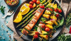 salmon skewer side dishes