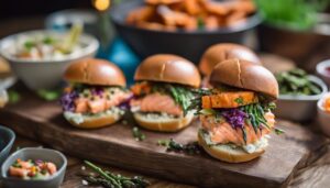 salmon sliders side dishes