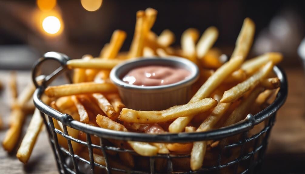 satisfyingly crunchy potato sticks