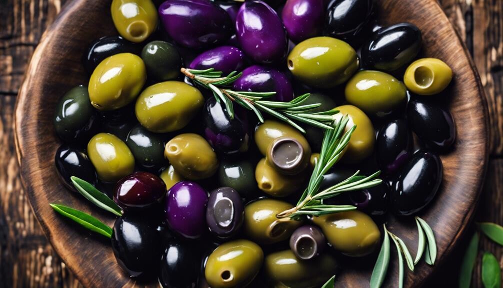 savory assortment of olives