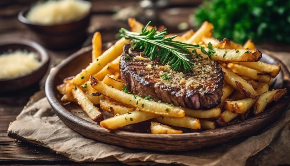 savory crispy flavorful fries