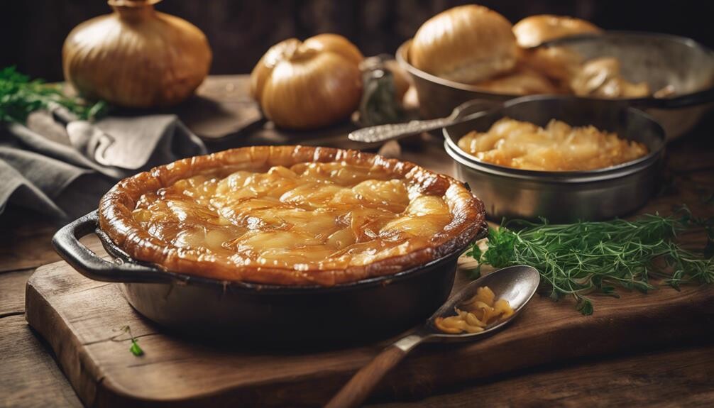 savory golden brown onion dish