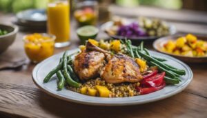 serving suggestions for ginger lime chicken