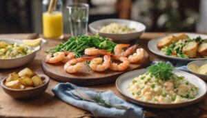 shrimp side dishes galore