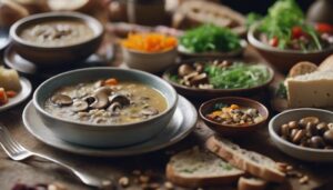 side dishes for mushroom soup