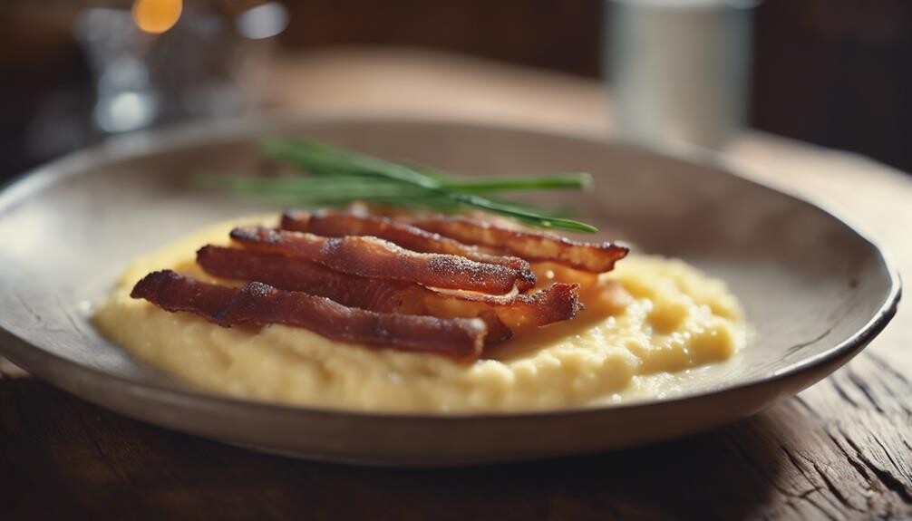 sizzling crispy bacon strips