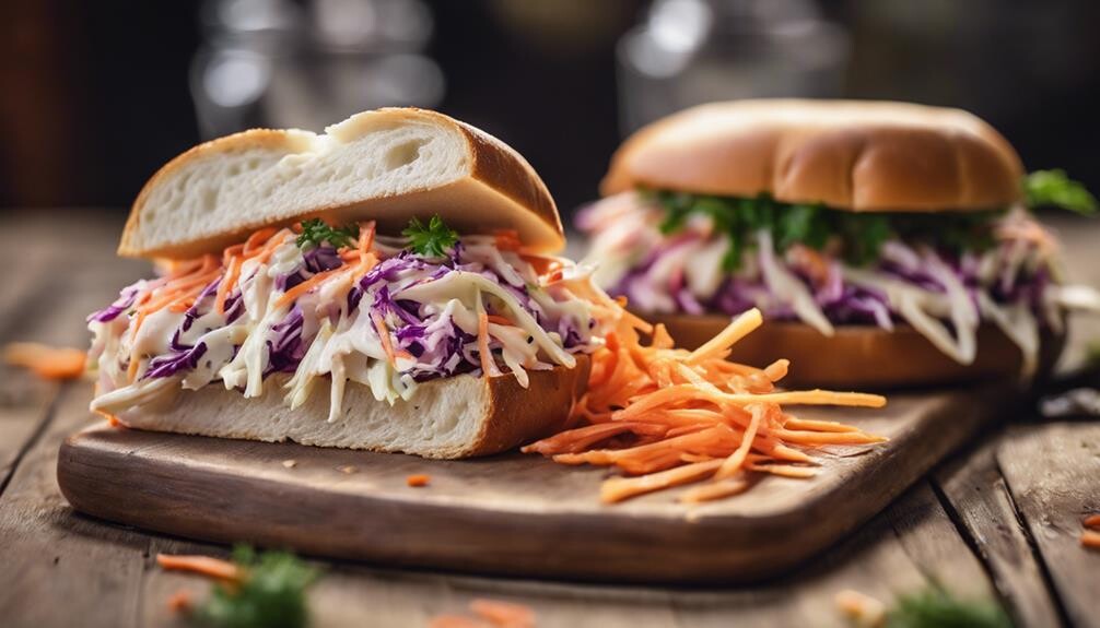 sliced cabbage and carrots