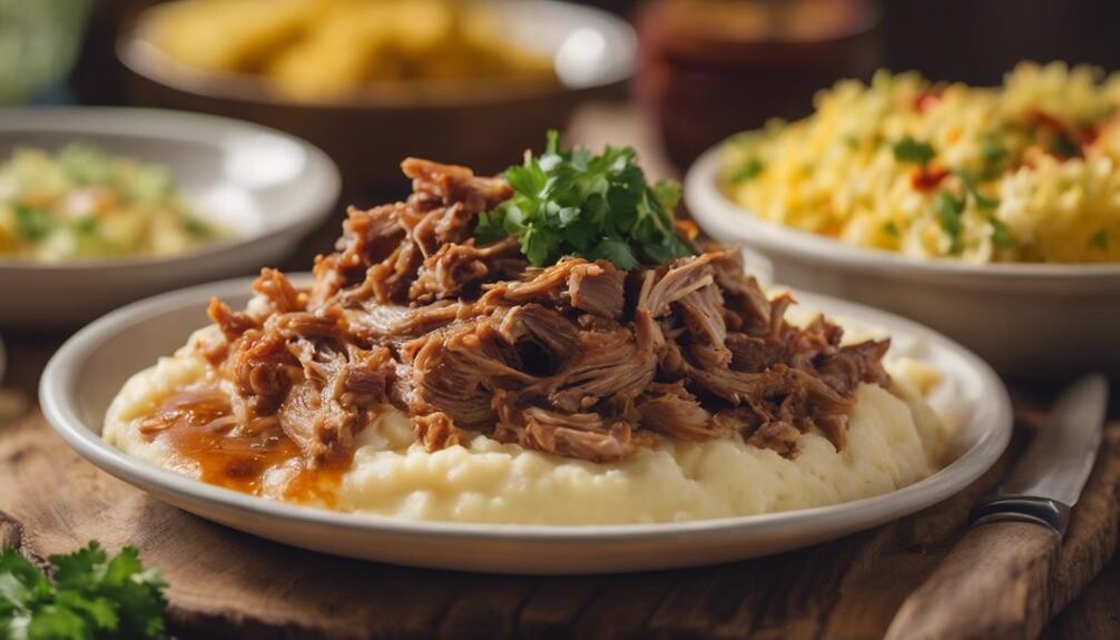 slow cooked tender flavorful meat