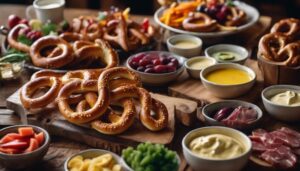 soft pretzel side dishes