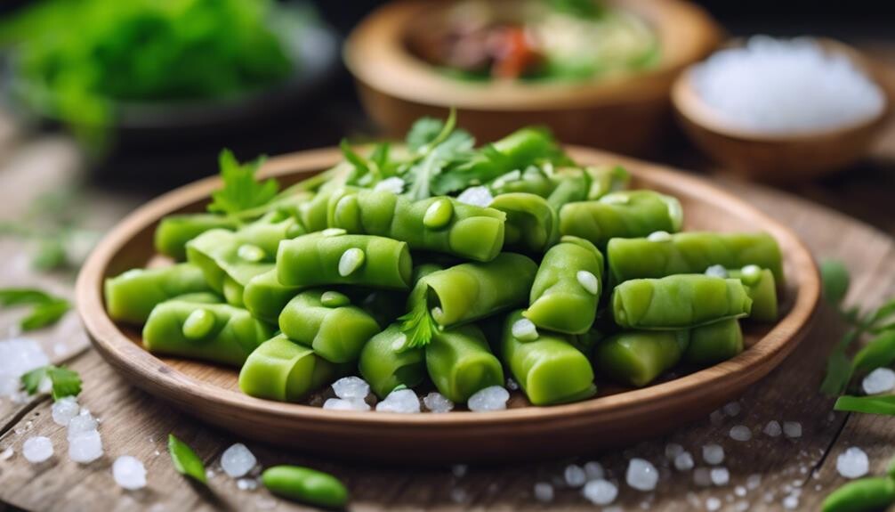 soybean snack in pods