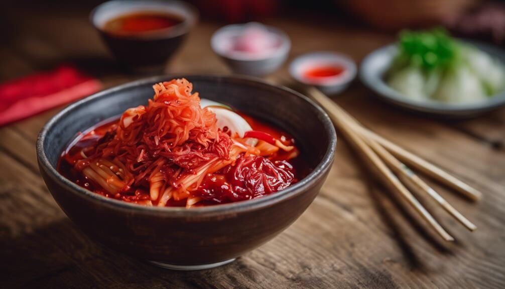 spicy korean fermented cabbage