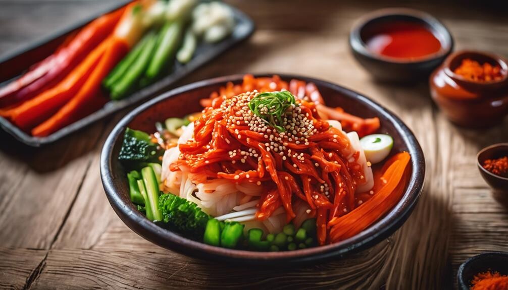spicy korean fermented cabbage