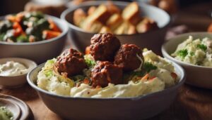 spicy meatballs side dishes