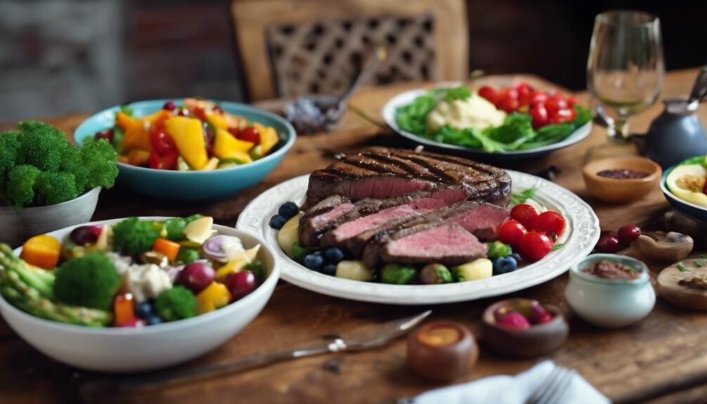 steak salad side dishes