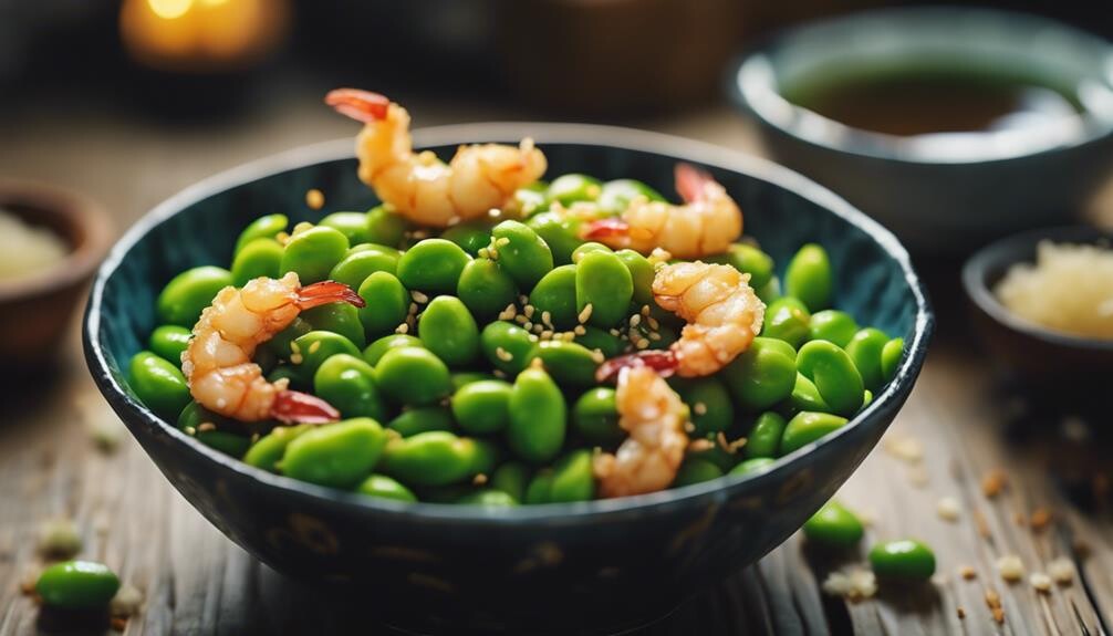 steamed soybean snack option