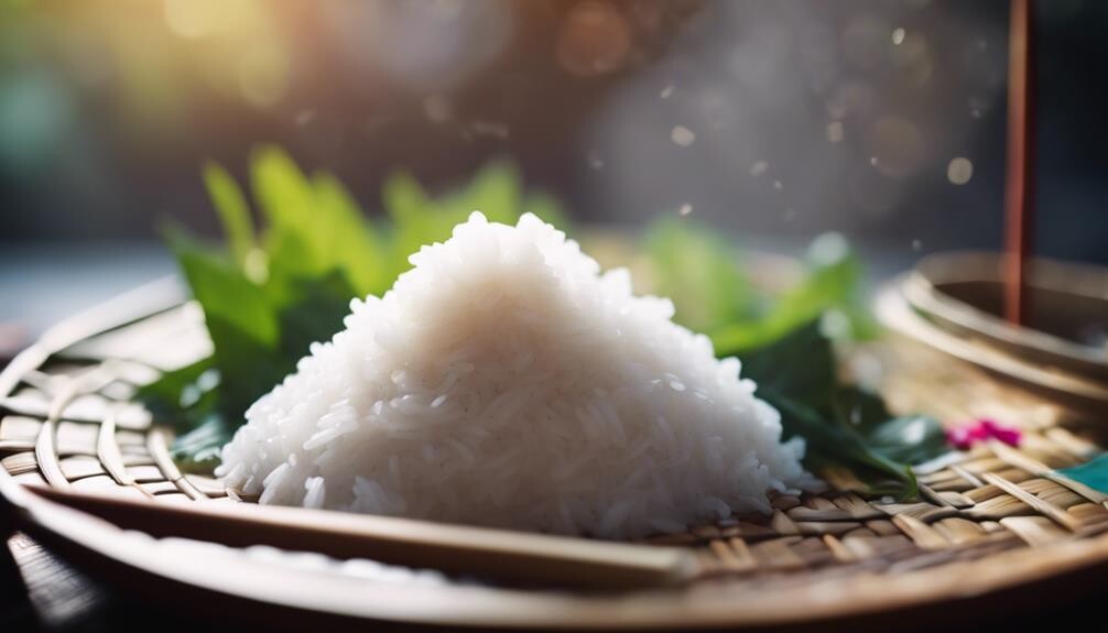 sticky rice dessert dish