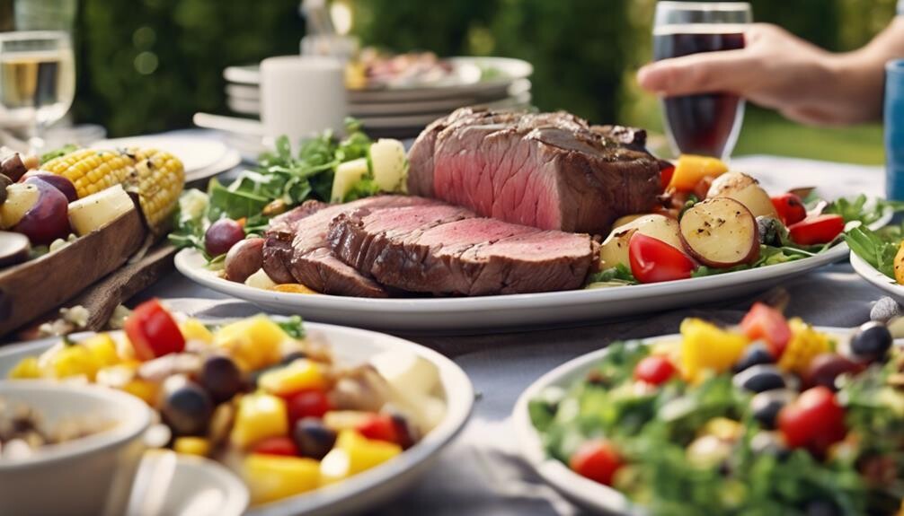 summer roast beef sides