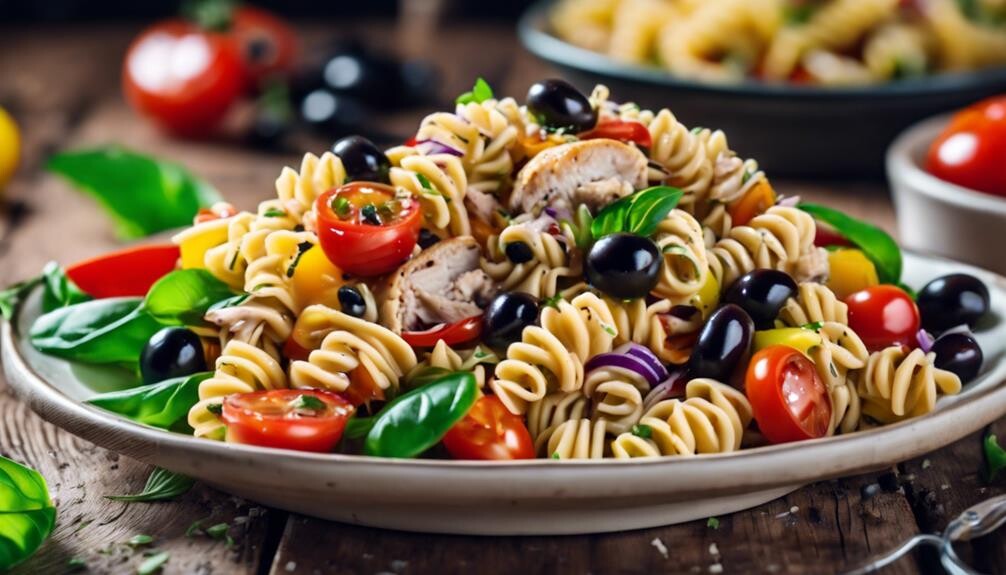 summery dish with vegetables