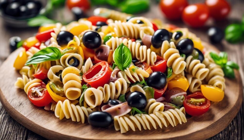 summery dish with veggies