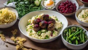 sweedish meatballs side dishes
