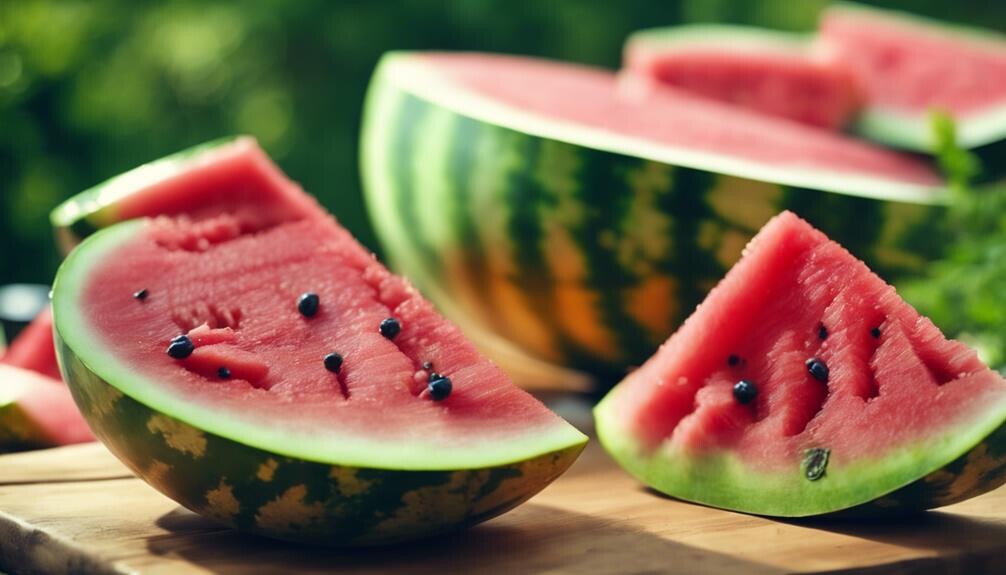 sweet summer fruit slices