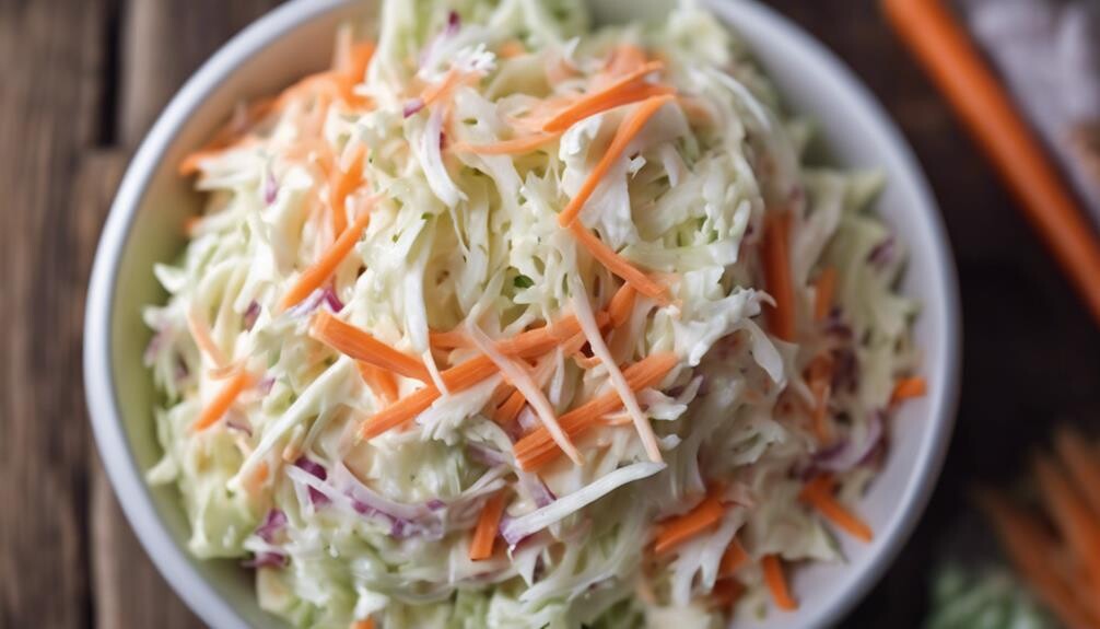 tangy and crunchy slaw