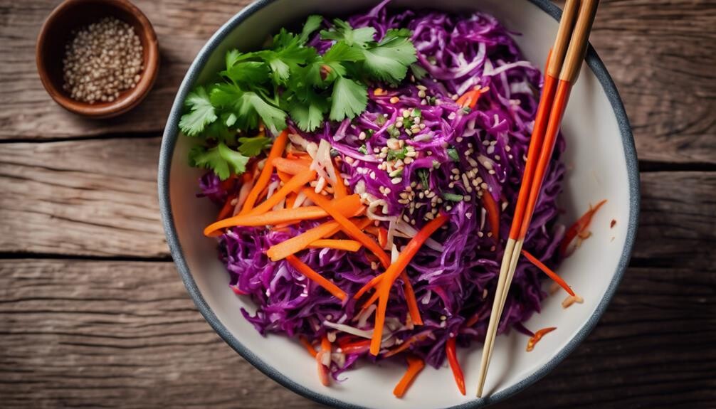 tangy cabbage salad mix