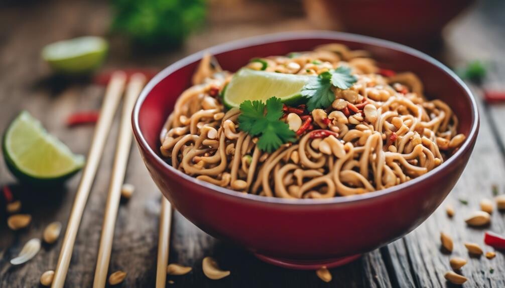 tasty asian noodle dish