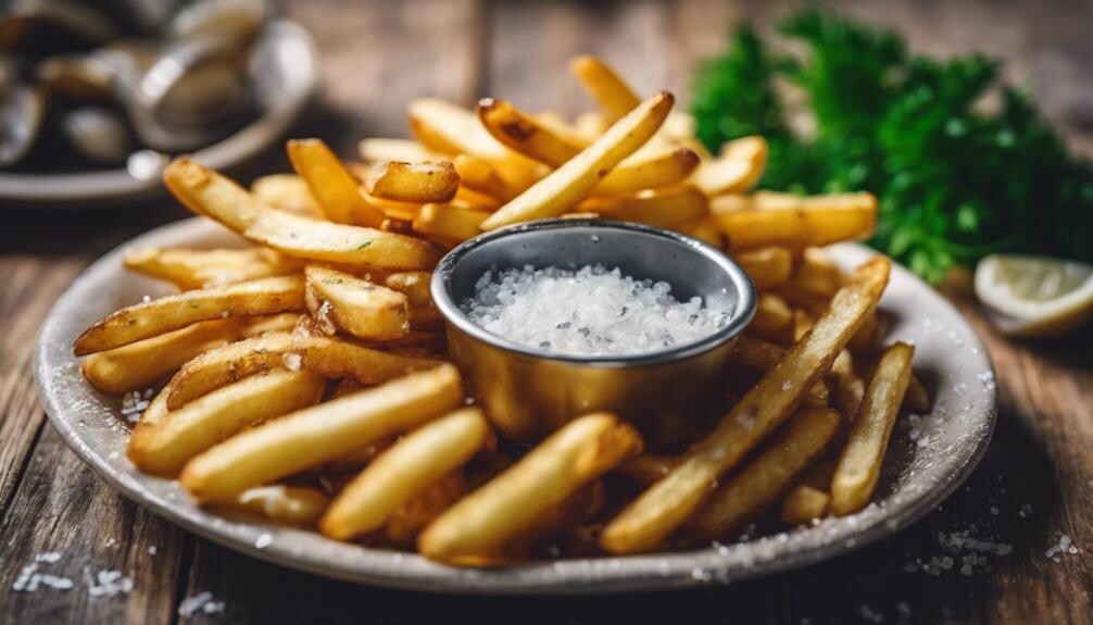 tasty fried potato sticks