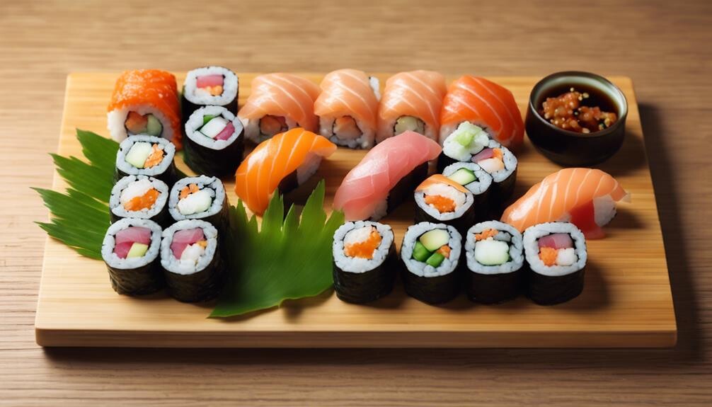 tasty japanese food choice