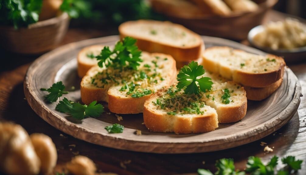 tasty toasted garlic treat