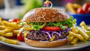 teriyaki burger side dishes
