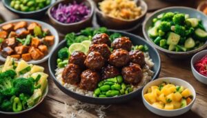 teriyaki meatballs side dishes