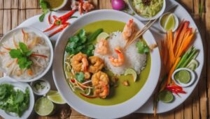 thai green curry sides