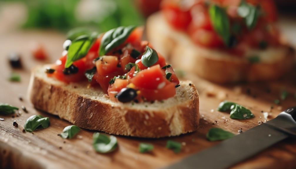 tomato and basil appetizer