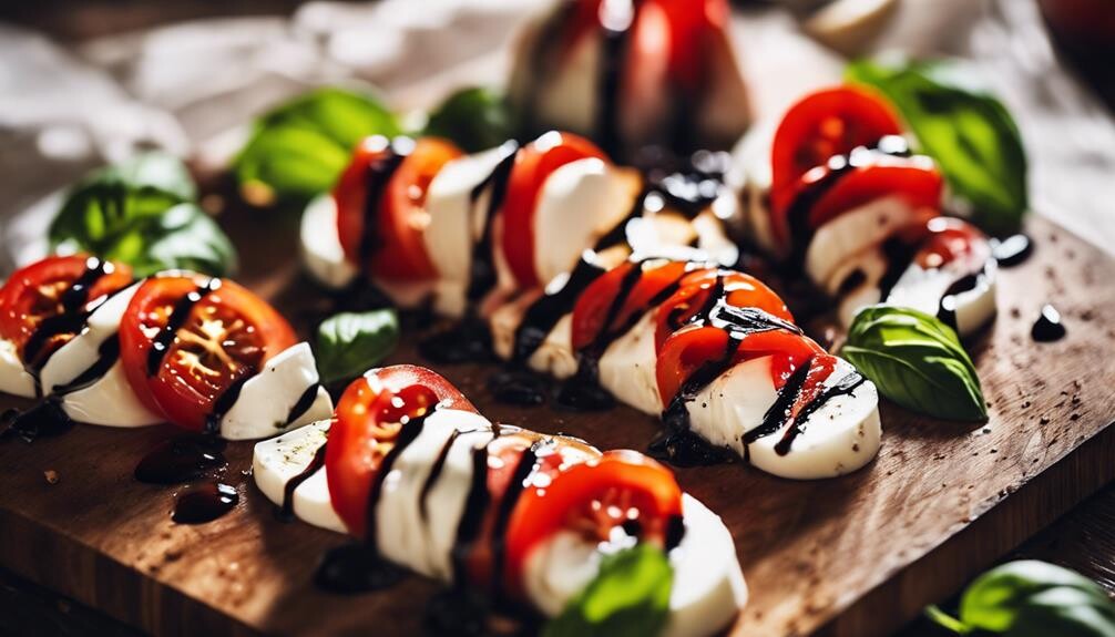 tomato basil mozzarella salad