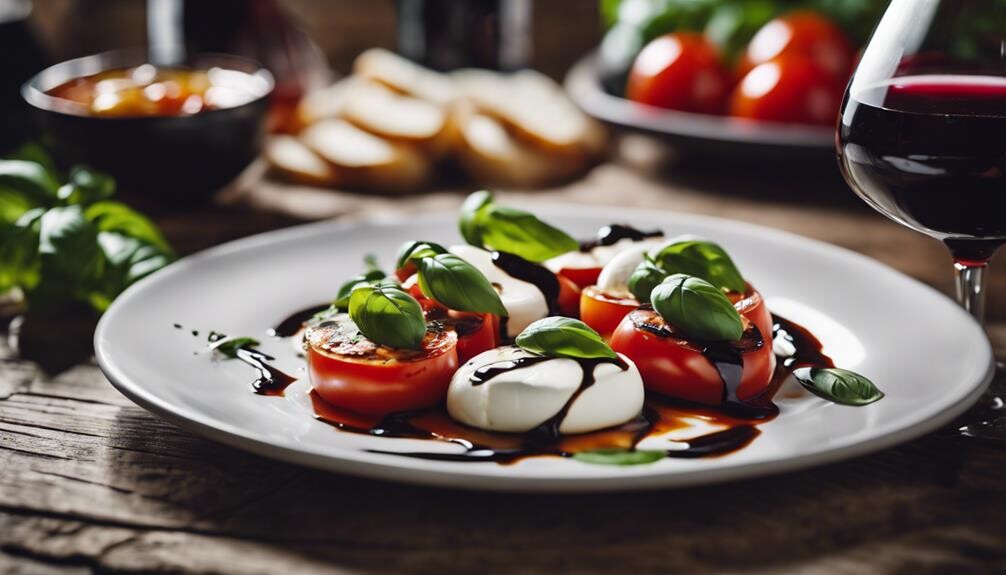 tomatoes mozzarella basil salad